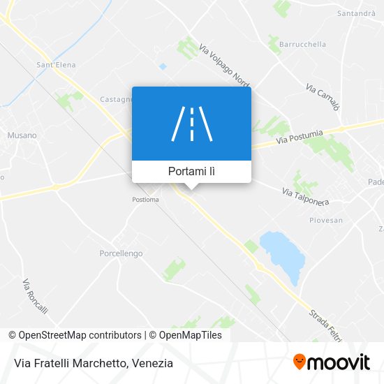 Mappa Via Fratelli Marchetto