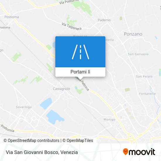 Mappa Via San Giovanni Bosco