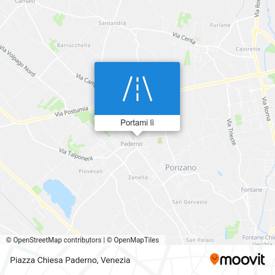 Mappa Piazza Chiesa Paderno