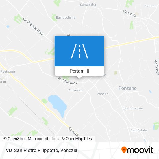 Mappa Via San Pietro Filippetto