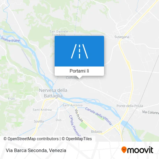 Mappa Via Barca Seconda