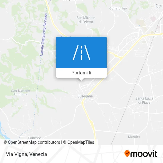 Mappa Via Vigna