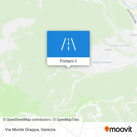 Mappa Via Monte Grappa