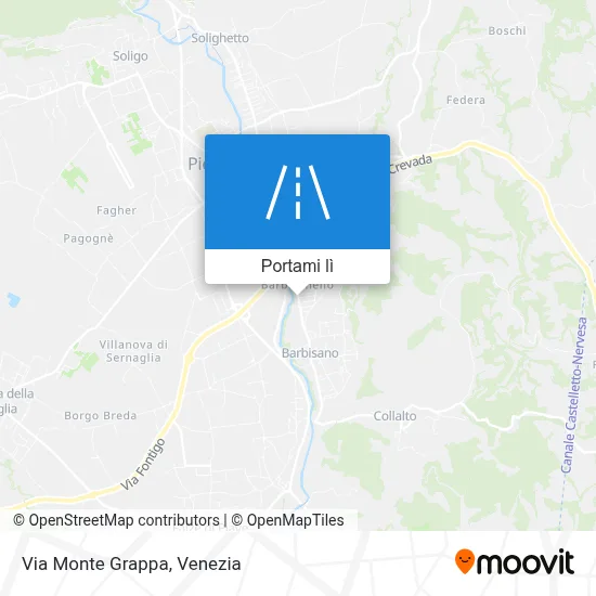 Mappa Via Monte Grappa