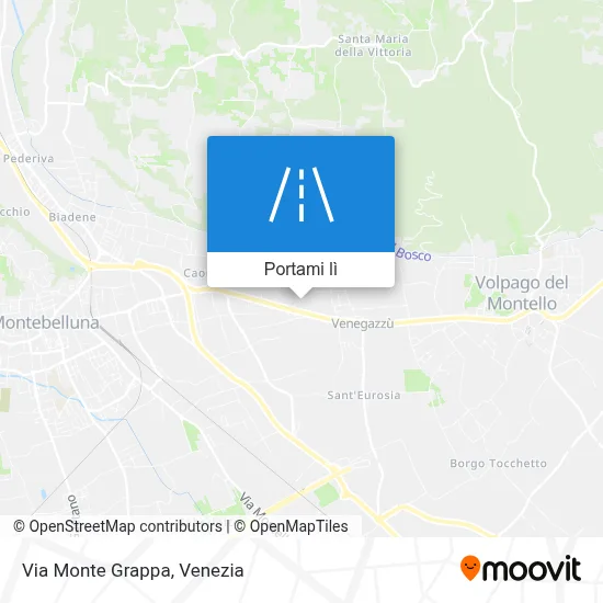 Mappa Via Monte Grappa