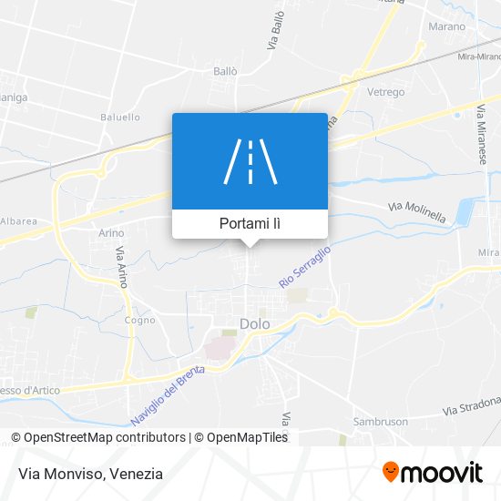 Mappa Via Monviso