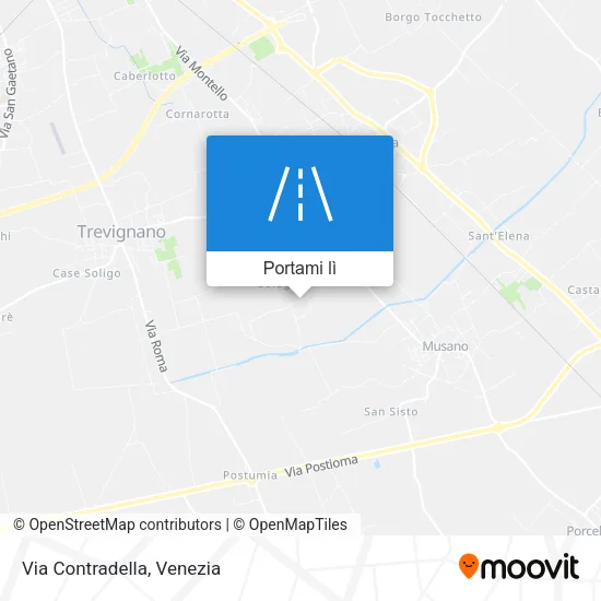 Mappa Via Contradella