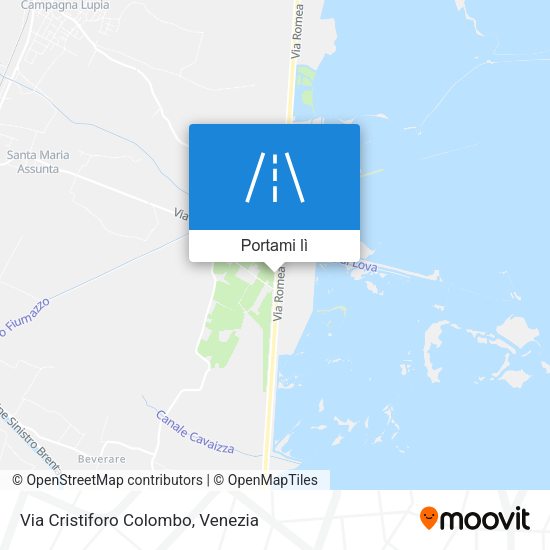 Mappa Via Cristiforo Colombo