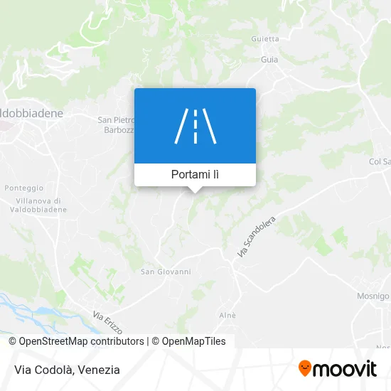 Mappa Via Codolà