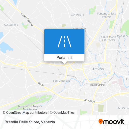 Mappa Bretella Delle Stiore