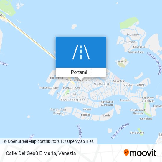 Mappa Calle Del Gesù E Maria