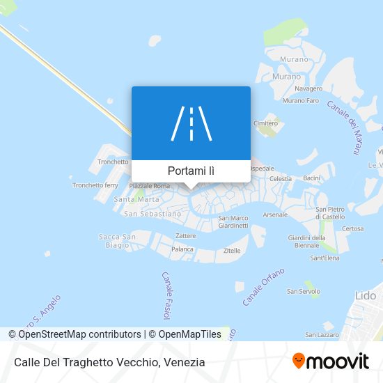 Mappa Calle Del Traghetto Vecchio