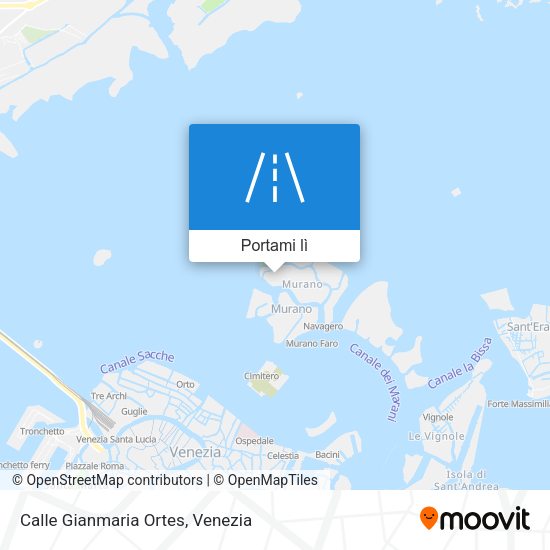 Mappa Calle Gianmaria Ortes