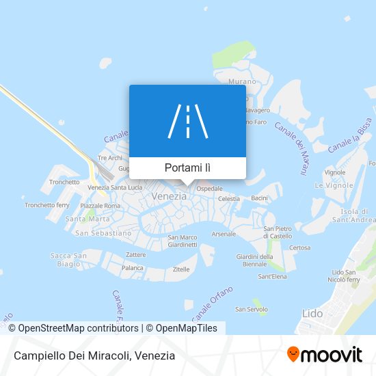 Mappa Campiello Dei Miracoli