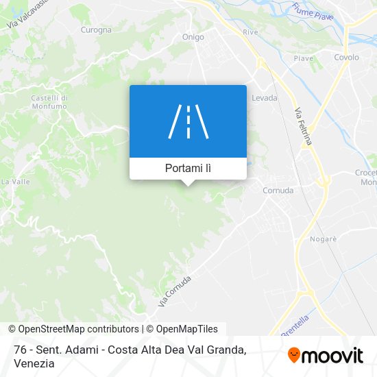 Mappa 76 - Sent. Adami - Costa Alta Dea Val Granda
