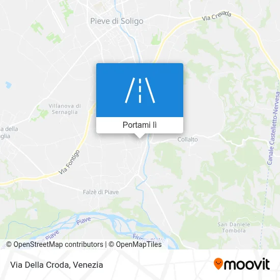 Mappa Via Della Croda