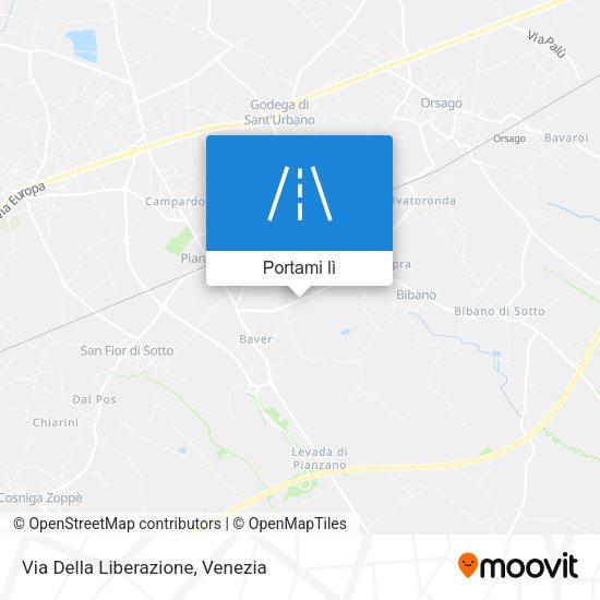 Mappa Via Della Liberazione