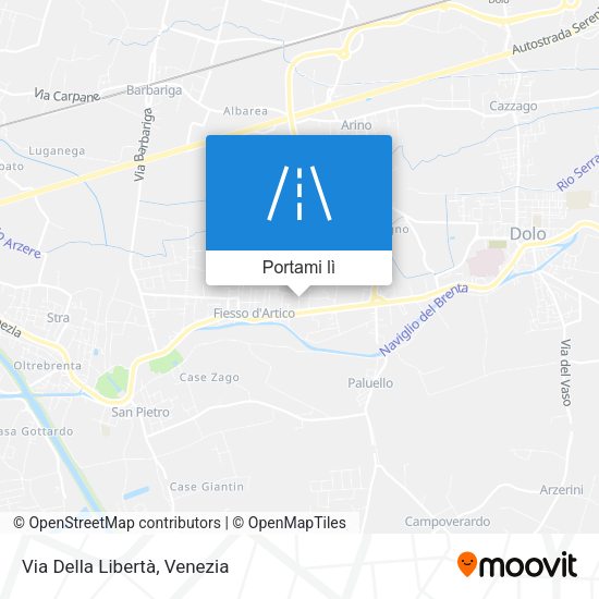 Mappa Via Della Libertà