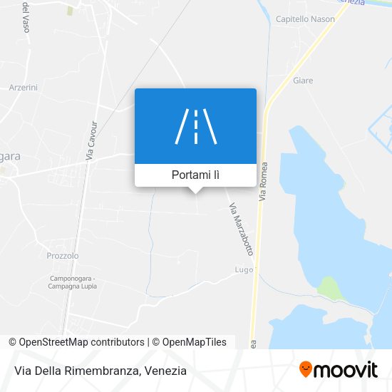 Mappa Via Della Rimembranza