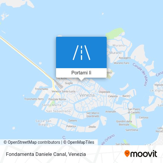 Mappa Fondamenta Daniele Canal