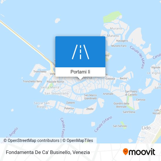 Mappa Fondamenta De Ca' Businello