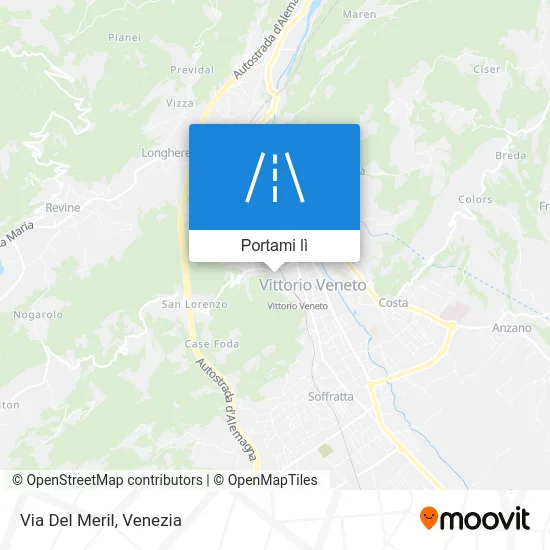 Mappa Via Del Meril