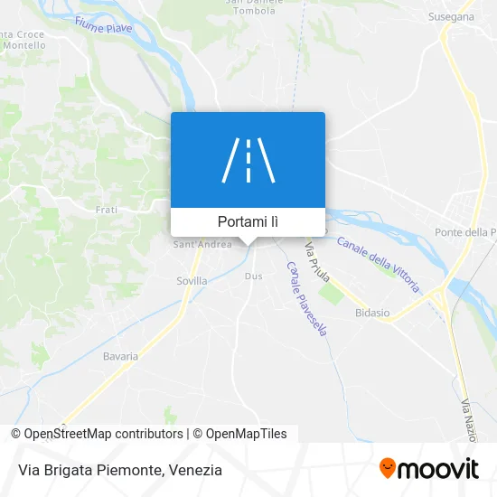 Mappa Via Brigata Piemonte