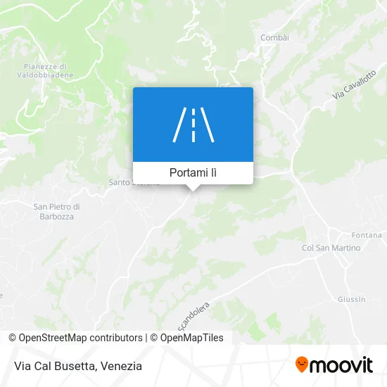 Mappa Via Cal Busetta