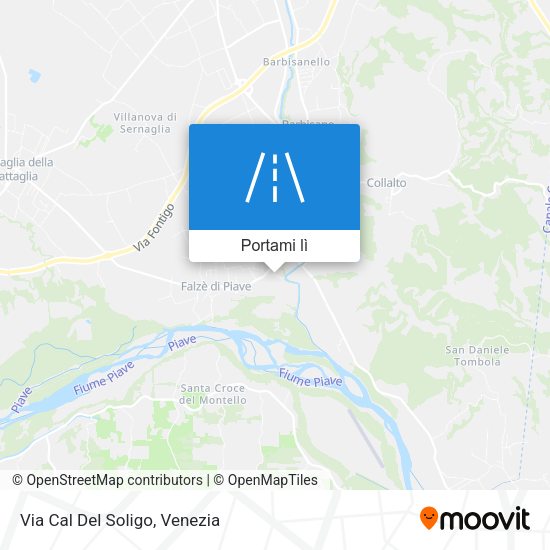 Mappa Via Cal Del Soligo