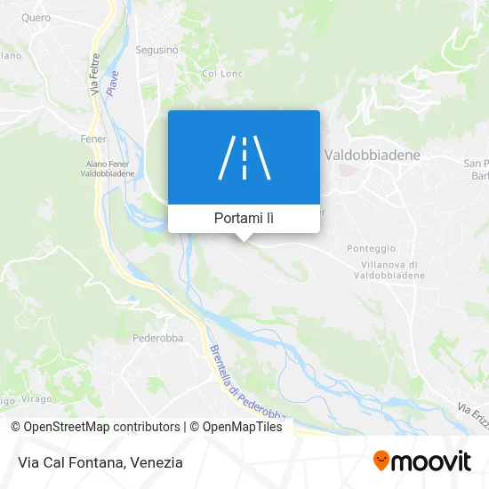 Mappa Via Cal Fontana