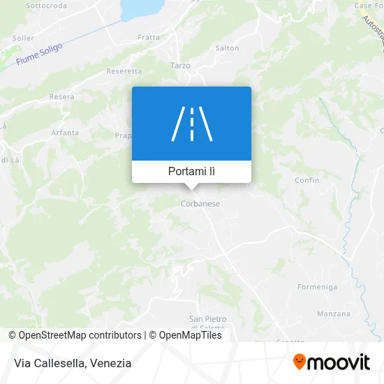 Mappa Via Callesella