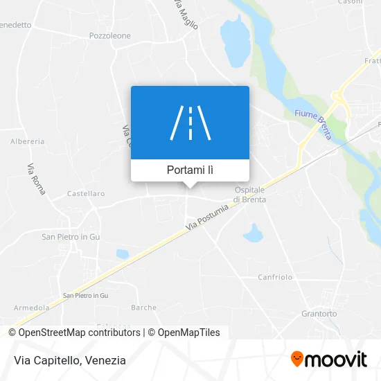 Mappa Via Capitello