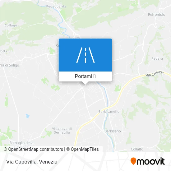 Mappa Via Capovilla