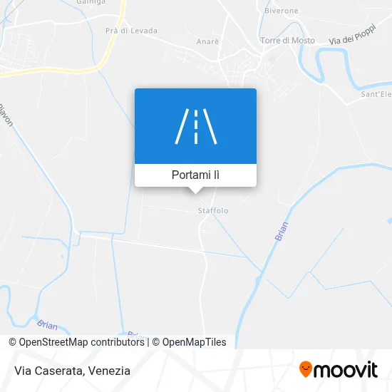 Mappa Via Caserata