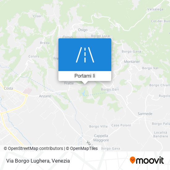 Mappa Via Borgo Lughera