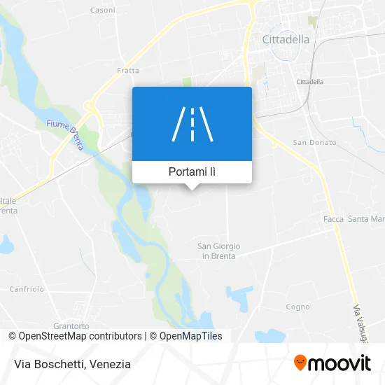 Mappa Via Boschetti