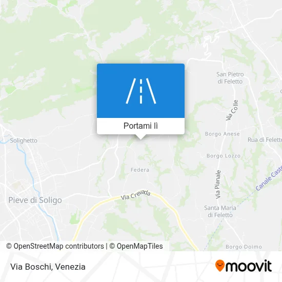 Mappa Via Boschi
