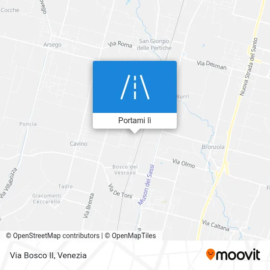 Mappa Via Bosco II