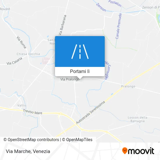 Mappa Via Marche