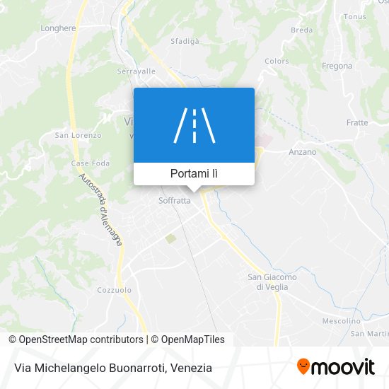 Mappa Via Michelangelo Buonarroti