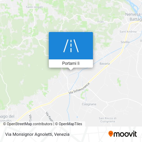 Mappa Via Monsignor Agnoletti