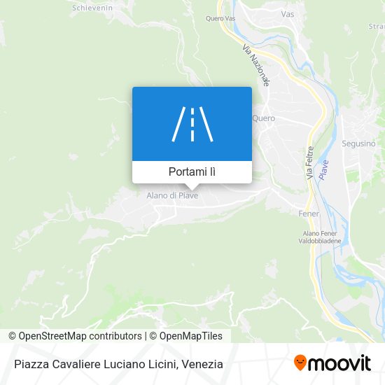 Mappa Piazza Cavaliere Luciano Licini