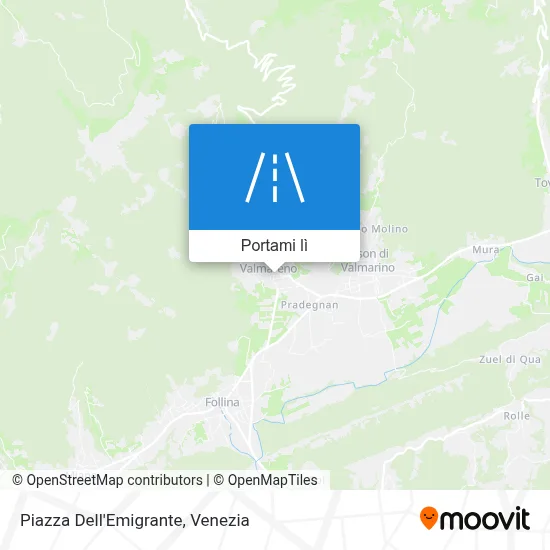 Mappa Piazza Dell'Emigrante