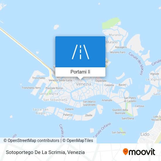 Mappa Sotoportego De La Scrimia