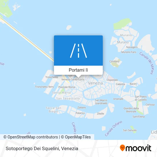 Mappa Sotoportego Dei Squelini