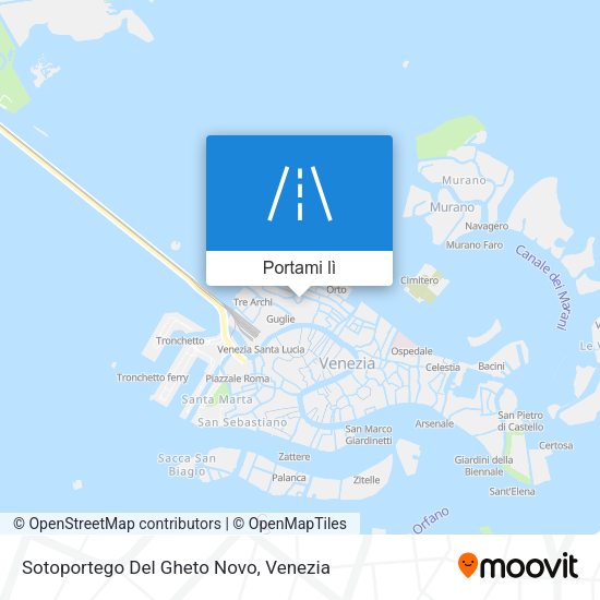 Mappa Sotoportego Del Gheto Novo
