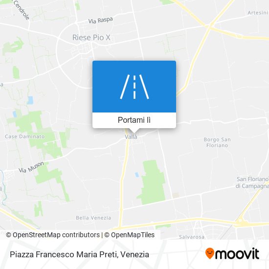 Mappa Piazza Francesco Maria Preti