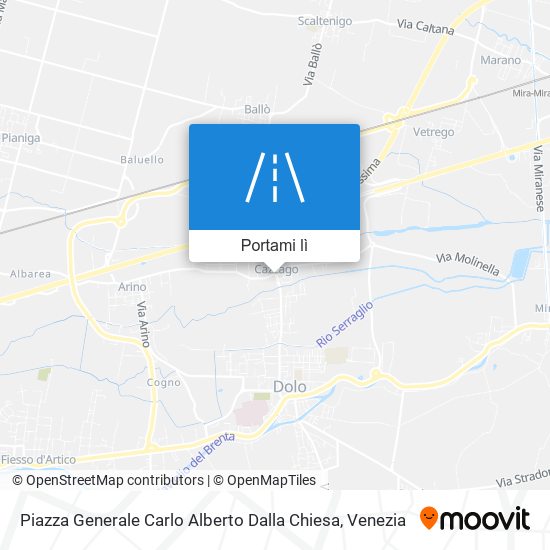 Mappa Piazza Generale Carlo Alberto Dalla Chiesa