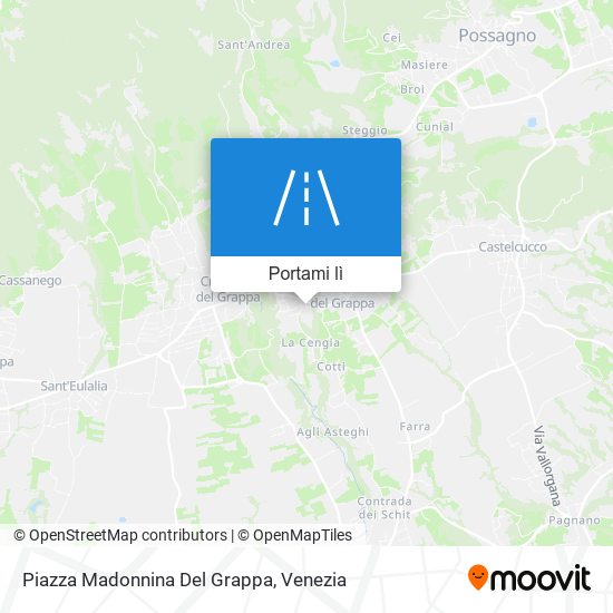 Mappa Piazza Madonnina Del Grappa