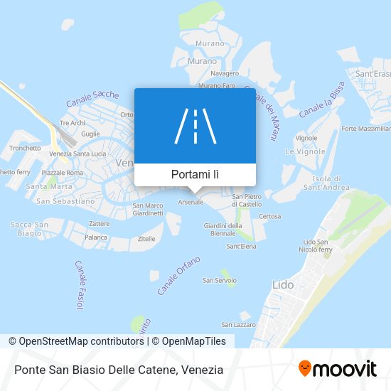 Mappa Ponte San Biasio Delle Catene